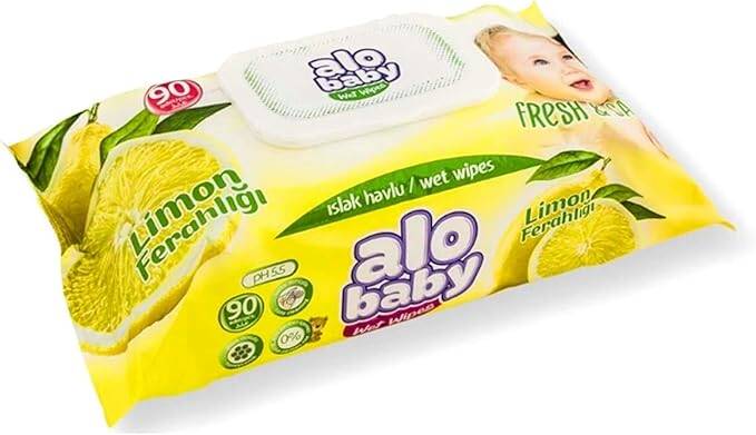 Alo Baby 90’lı Petek Dokulu Islak Havlu Mendil - 1