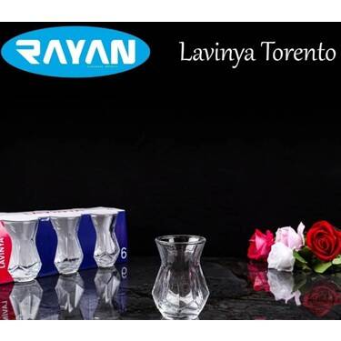 Alya Lavinya Torento 6'lı Çay Bardağı - 1
