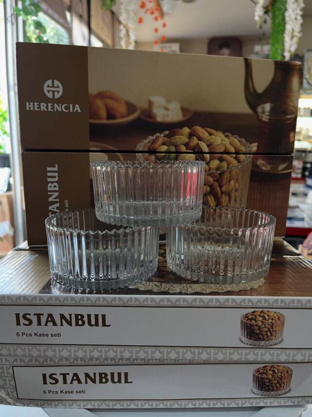 Herencia İstanbul 10 cm 6’lı Büyük Kase Seti - 3