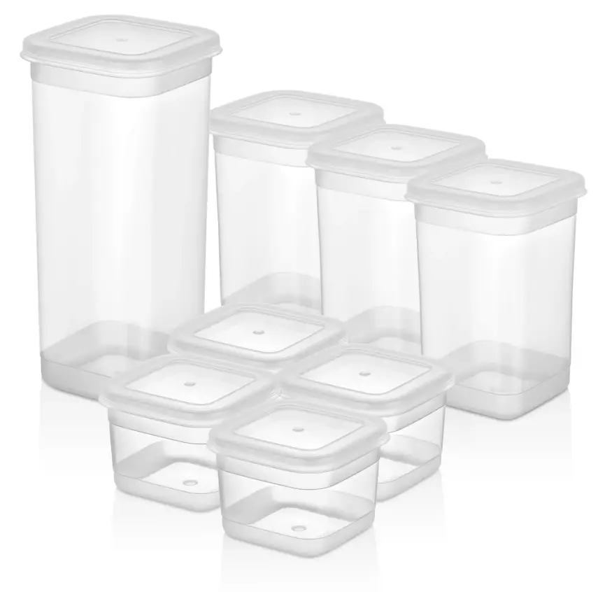 Simple Gıda Saklama Kabı – 8 Adet (Organizers) - 1